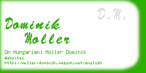 dominik moller business card